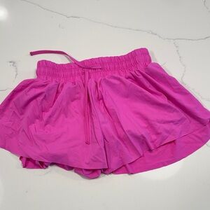 Icecream Kids Pink Butterfly Shorts